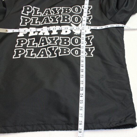 Playboy Windbreaker Poly Coach Jacket Mens Medium - Picture 8 of 9